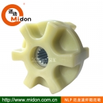 NLP尼龙波纤阻尼轮带轴套 尼龙轮 塑料轮 六角轮